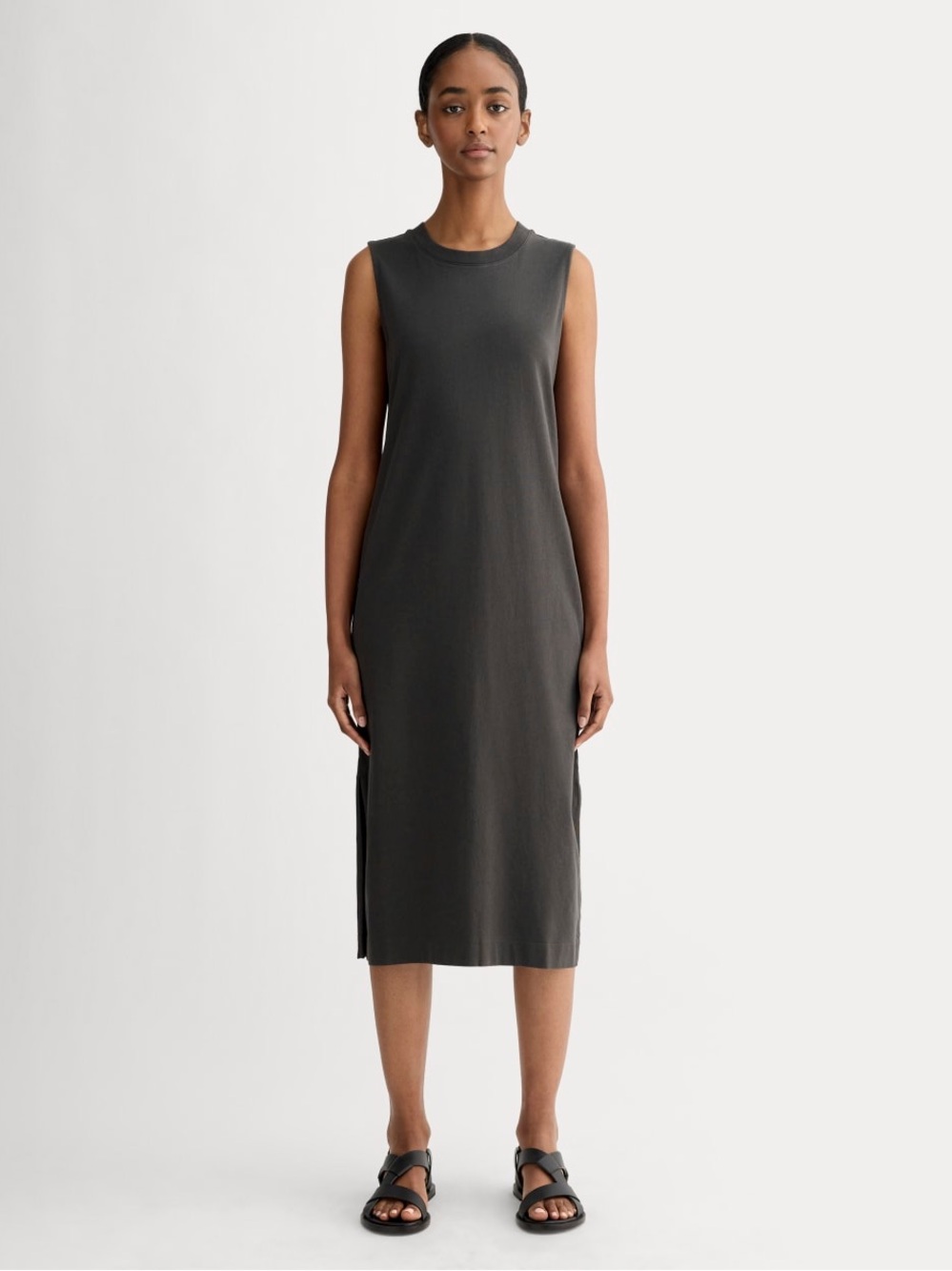 Everlane ‘weekender tank’ Gray/light blue dress
